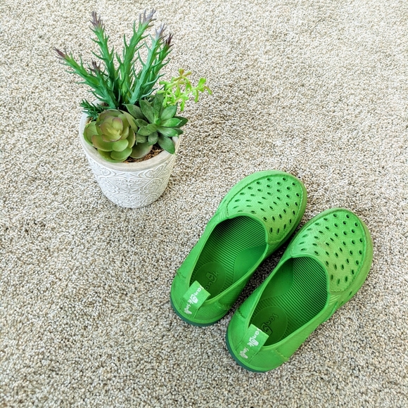 Kids Green Sanuk Lil Walker Water Slip on shoes - Picture 2 of 5